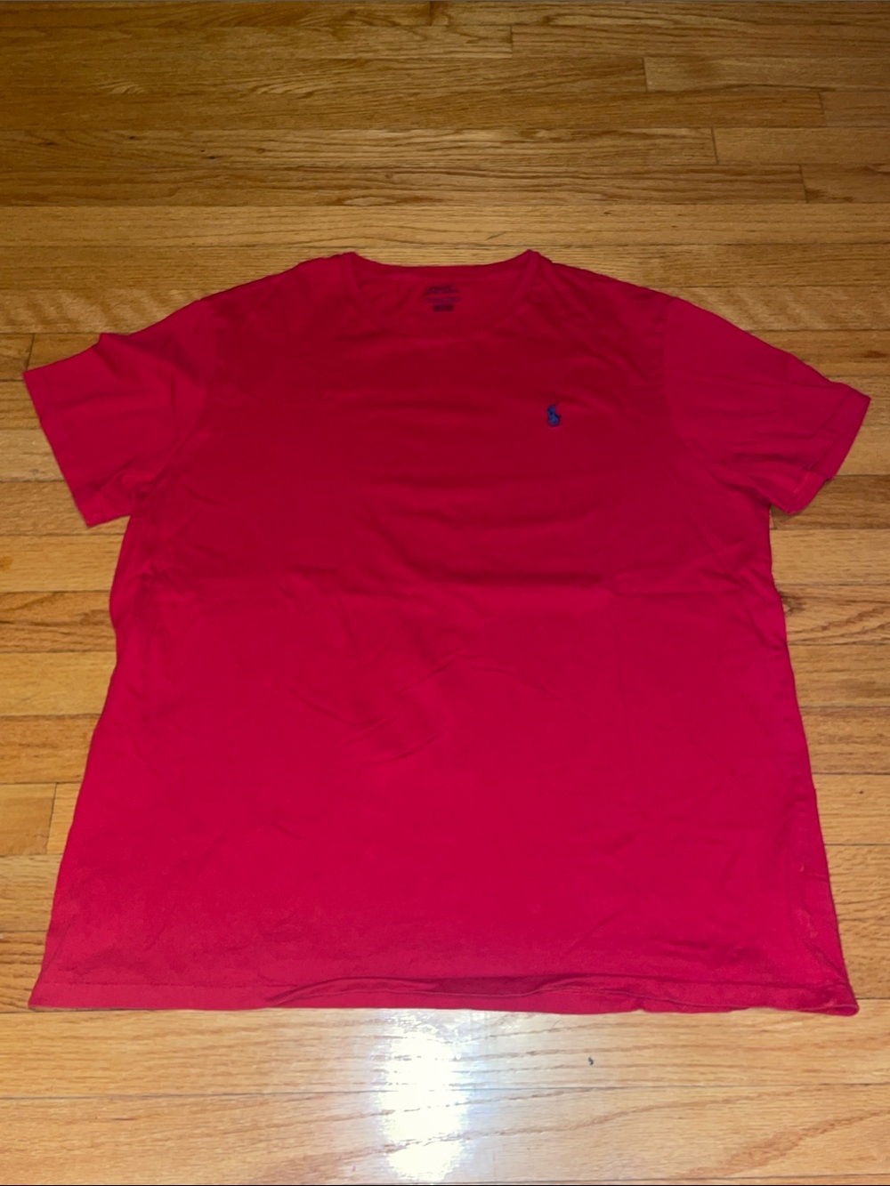 Polo ralph lauren Sleeve Crewneck Tee red t-shirt single stitch men’s size XL